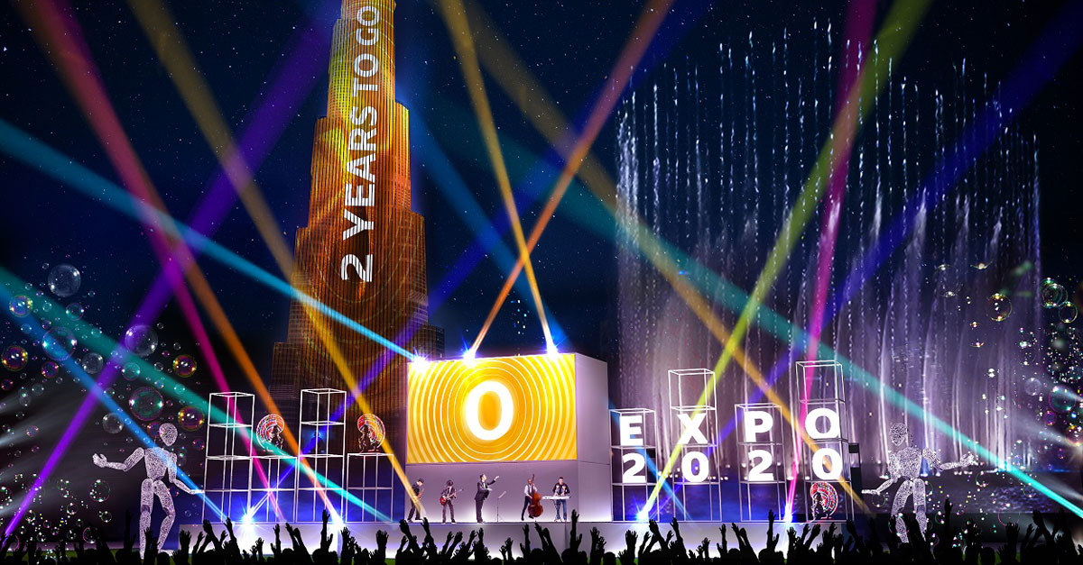 Huge Expo 2020 countdown celebration coming to Burj Park