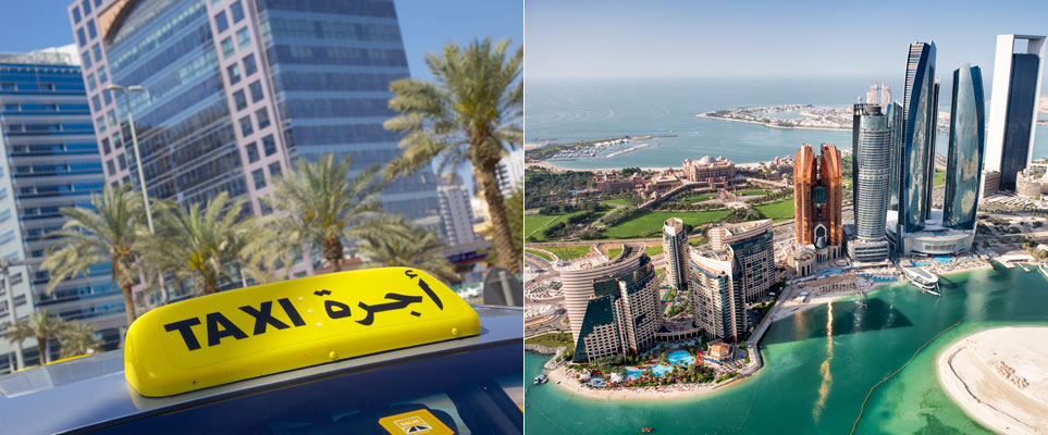 Need a cab? The cost of a taxi ride in Abu Dhabi is about ...