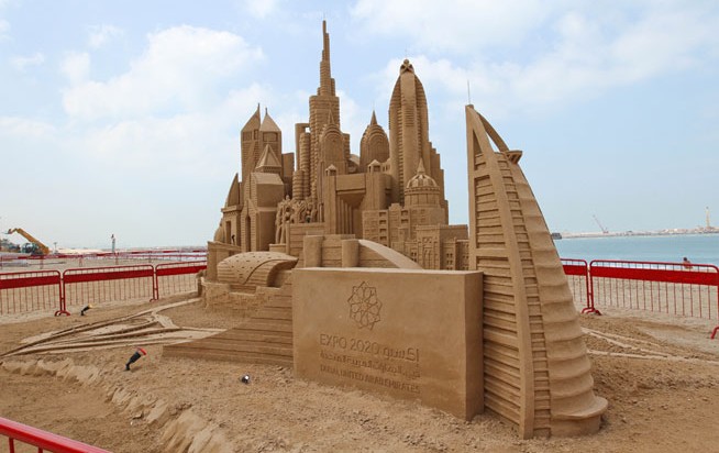 Sand Sculptures At The Beach The Walk Jbr Dubai Whats On