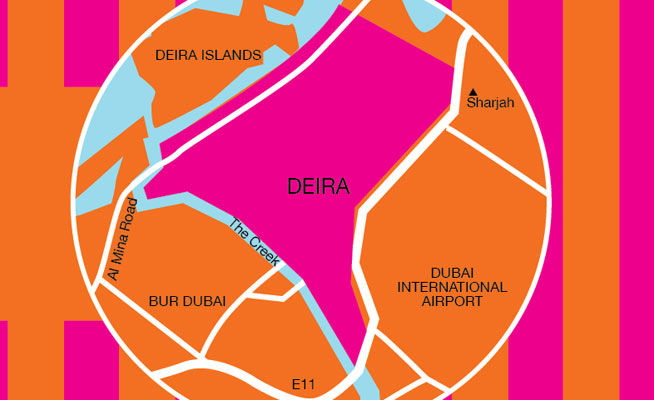 Deira Map 