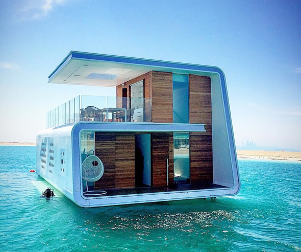 See inside Dubai s amazing iFloatingi Seahorse ivillasi What 