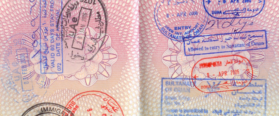 uae visit visa sticker