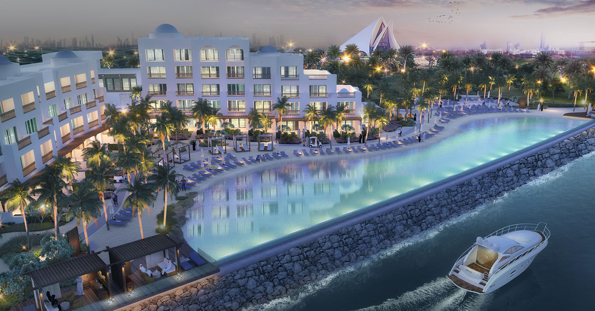This Dubai hotel now has a stunning 100m infinity pool
