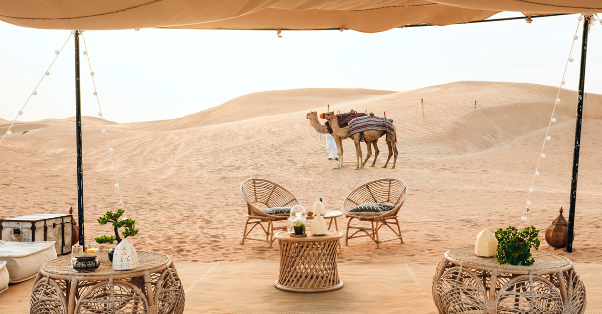 luxury dubai desert safari at sonara camp