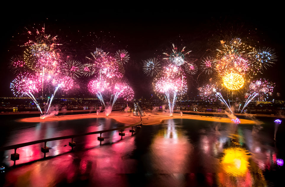 Fireworks at Atlantis, The Palm