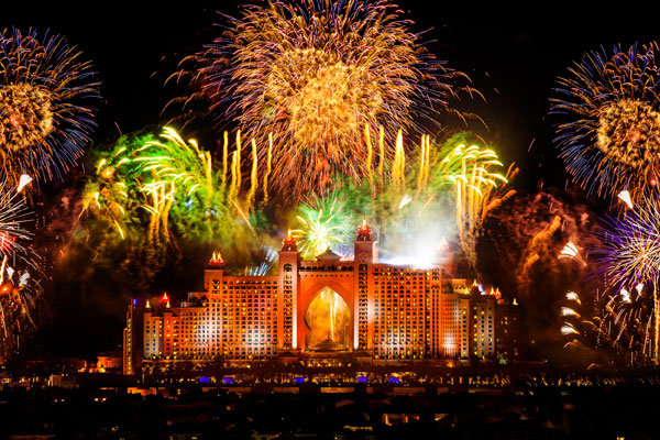 Fireworks at Atlantis, The Palm
