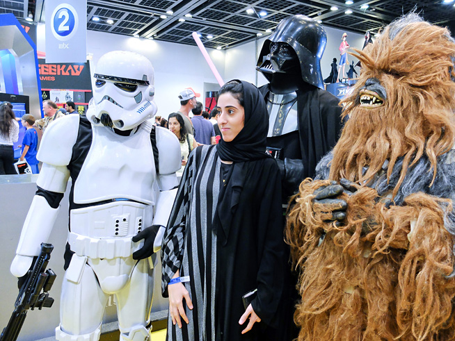 Comic Con cosplay - Star Wars was a common theme