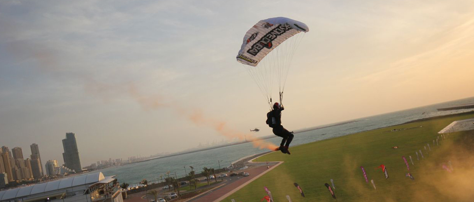 Skydive world record in Dubai