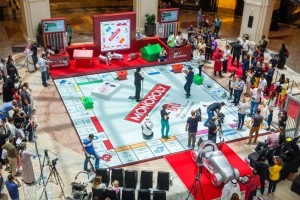Giant Monopoly at Mall Of The Emirates