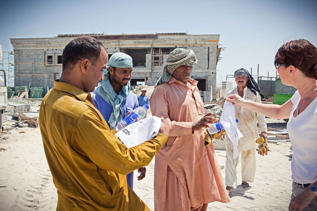 Water for Workers helps labourers in Dubai