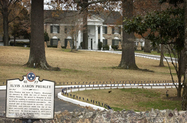 Graceland, home of Elvis Presley - America's best landmarks