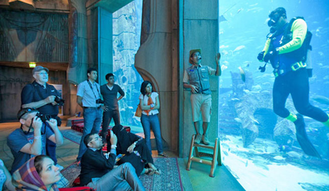 Lost Chambers Aquarium at Atlantis The Palm