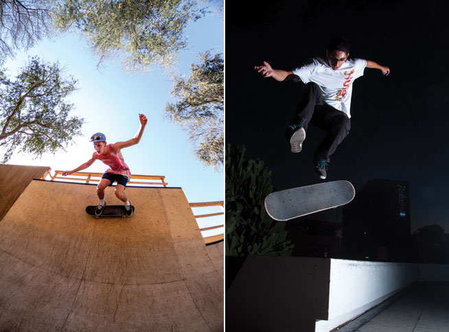 Seb Porter skateboarding photography