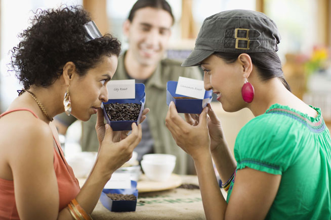 Coffee taster tongue (stock image)