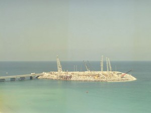 Burj Al Arab under construction - November 1996