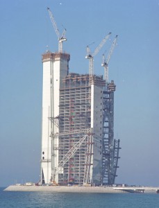 Burj Al Arab under construction - January 1997