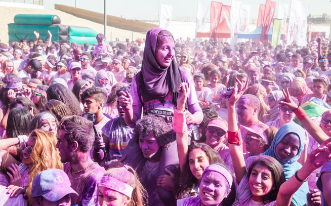 The Colour Run Dubai - race and after-party pictures