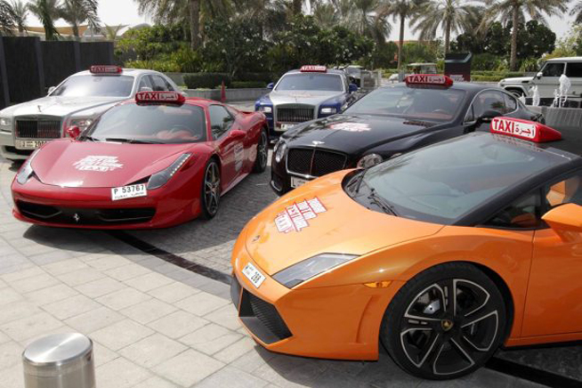 Supercar Taxis to be used during Dubai Motor Festival