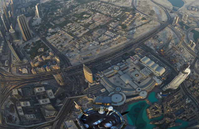 Dubai360 project unveils images from the top of Burj Khalifa (Gerald Donovan Facebook)