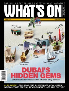 Cool magazine covers: What's On Dubai - September 2014