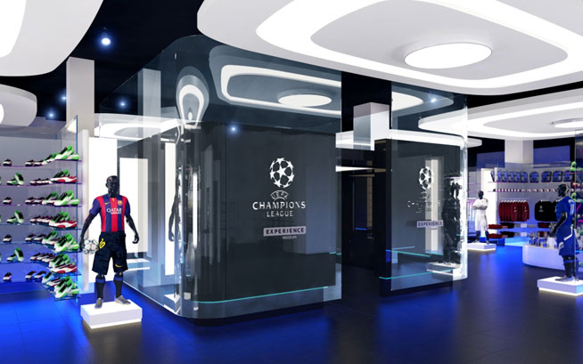 Champions League Experience in Abu Dhabi, Yas Mall