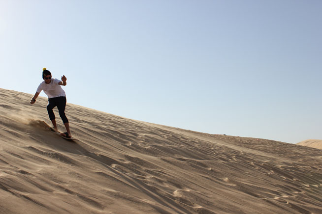 Sandboarding in Dubai with Above Sandboards