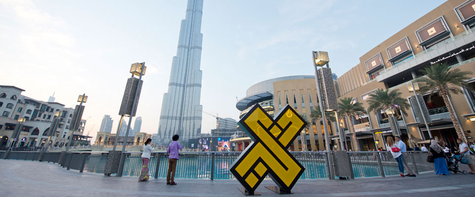 XDubai sculptures around Dubai