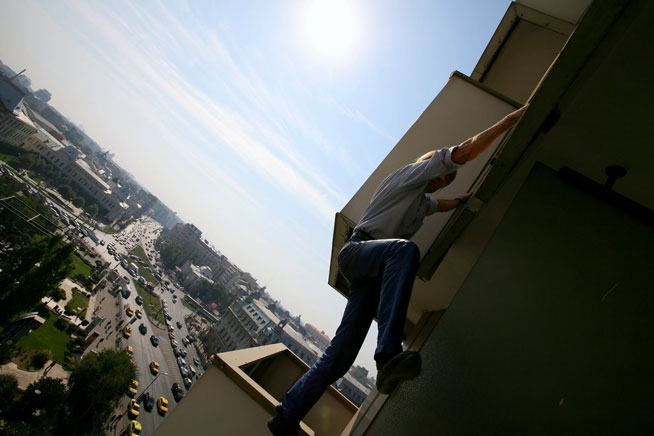 'Spiderman' Alain Robert will stage a record attempt on Dubai's Cayan Tower (image credit: facebook.com/frenchspiderman)