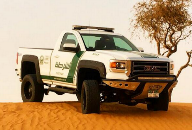 GMC pick up joins Dubai Police Force