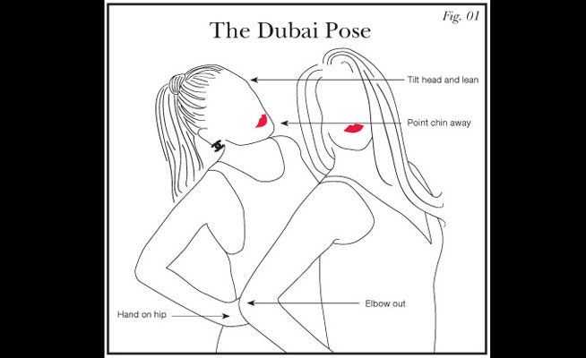 the dubai pose