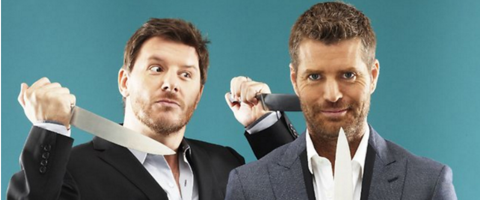 Manu Feildel and Pete Evans My Kitchen Rules