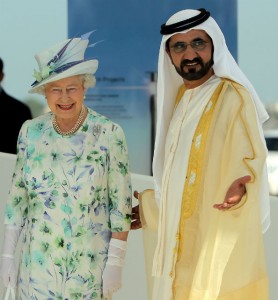 Queen Elizabeth Sheikh Mohammed