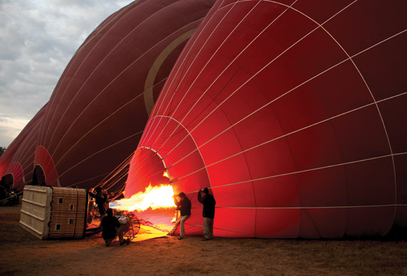 Hot-air balloon ride