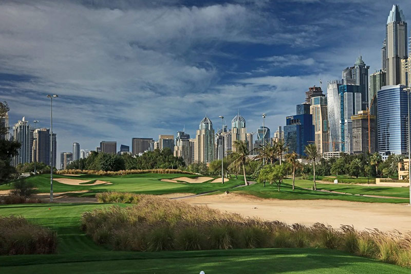 Faldo golf course Dubai