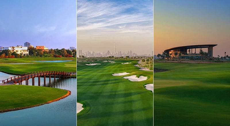 golf courses in dubai