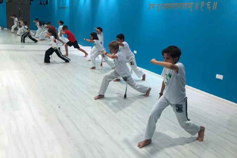 Capoeira class