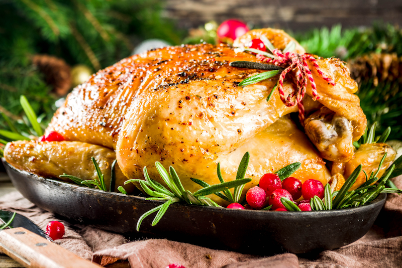 The oberoi dubai Christmas Turkey Take Aways without logo