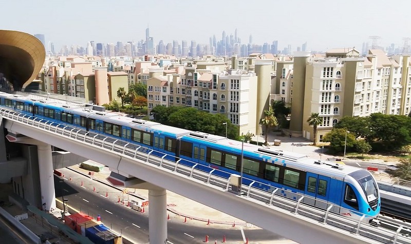 Dubai Metro Route 2020