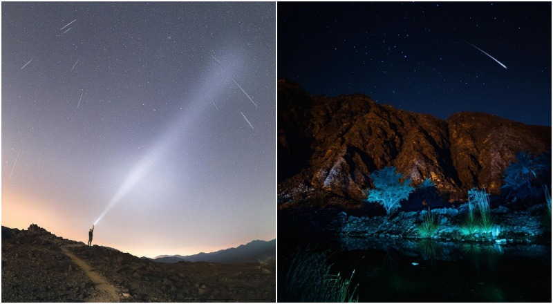 Geminid meteor shower UAE