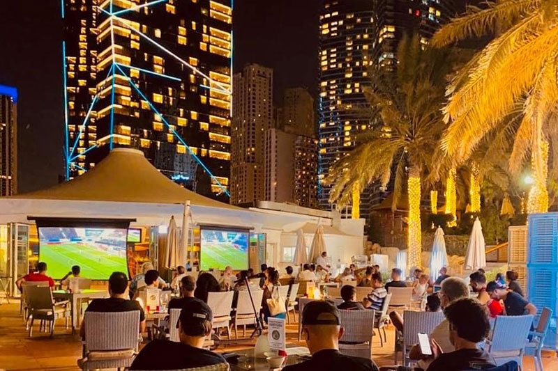wavebreaker best sports bars in Dubai 