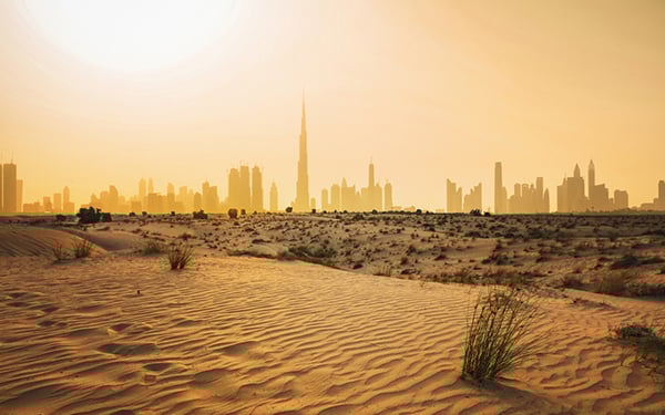 A new city is being built between Dubai and Abu Dhabi