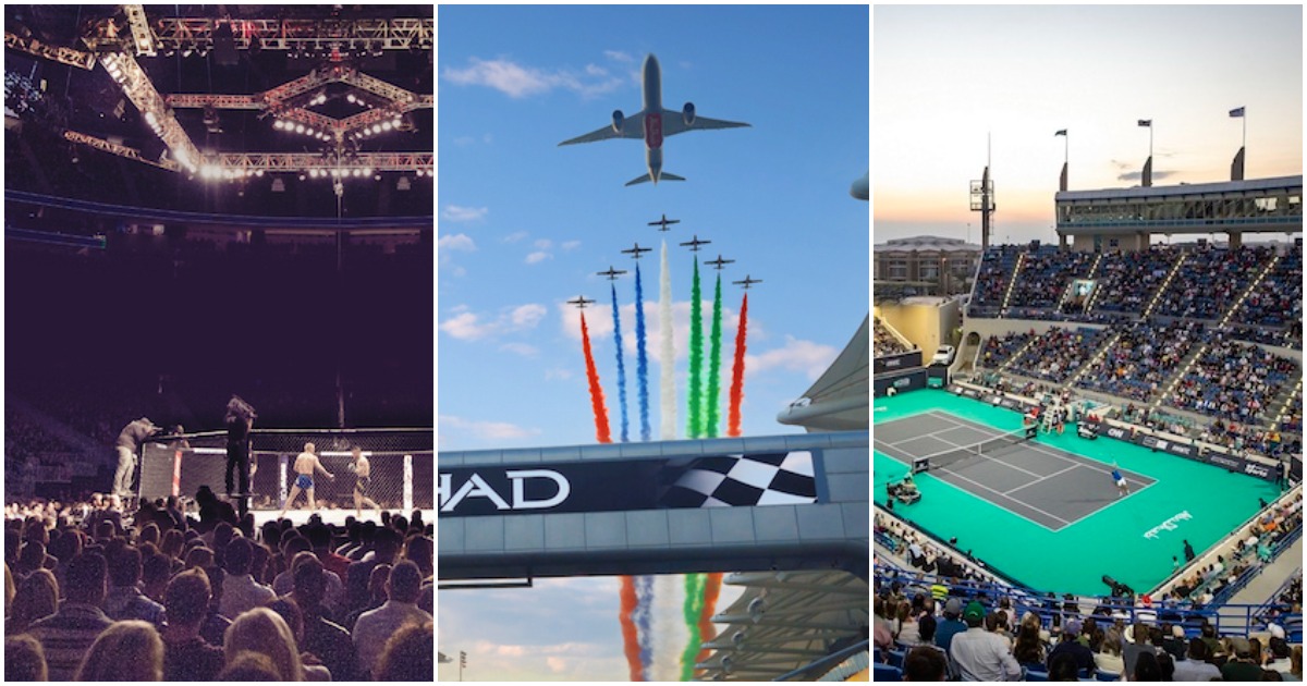 Abu Dhabi will still host 6 major sporting events in 2021
