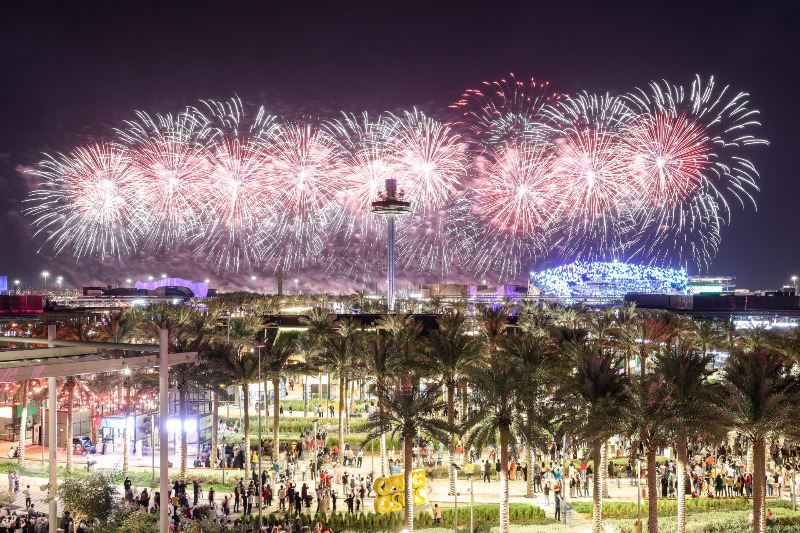 Expo 2020 fireworks