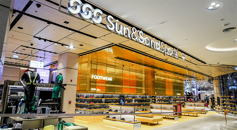 sun and sands store dubai mall