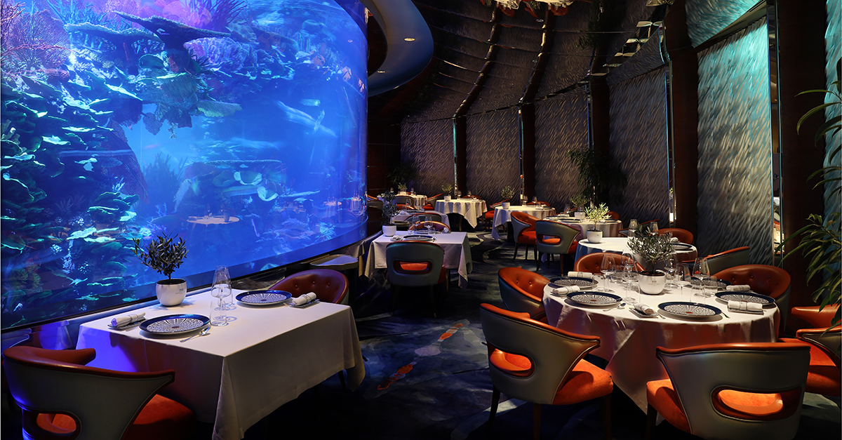 There’s a Michelin-starred pop-up inside Burj Al Arab’s underwater restaurant