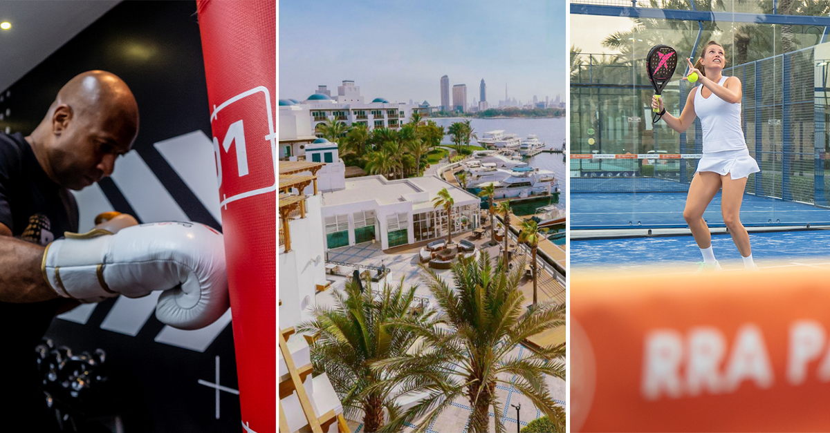 حياة بارك دبي مع جانب من النشاط الرياضي