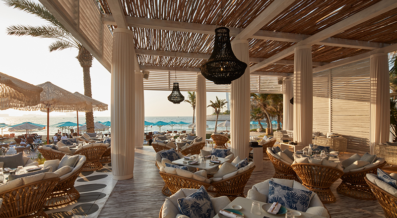 best beachfront restaurants dubai