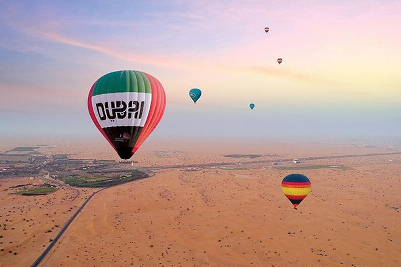 Hot Air Ballooning alcohol-free activites Dubai