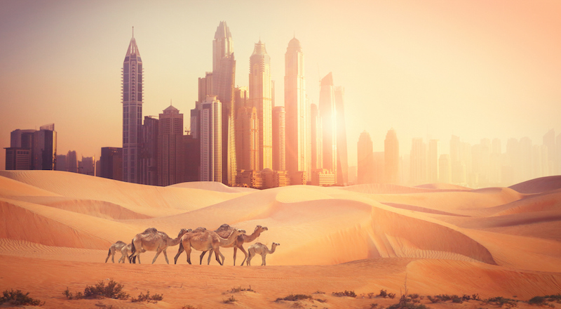 dubai weather hot skyline desert What is the hottest temp ever recorded in the UAE