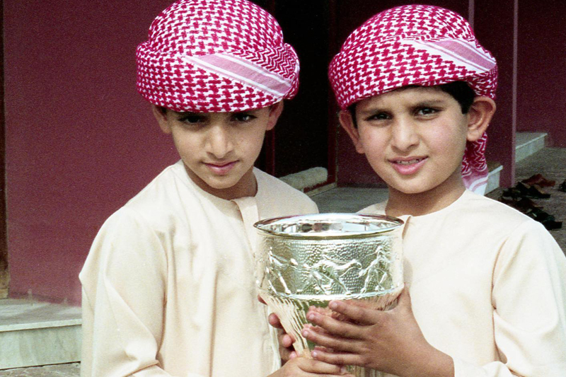 Fazza and sheikh maktoum young 